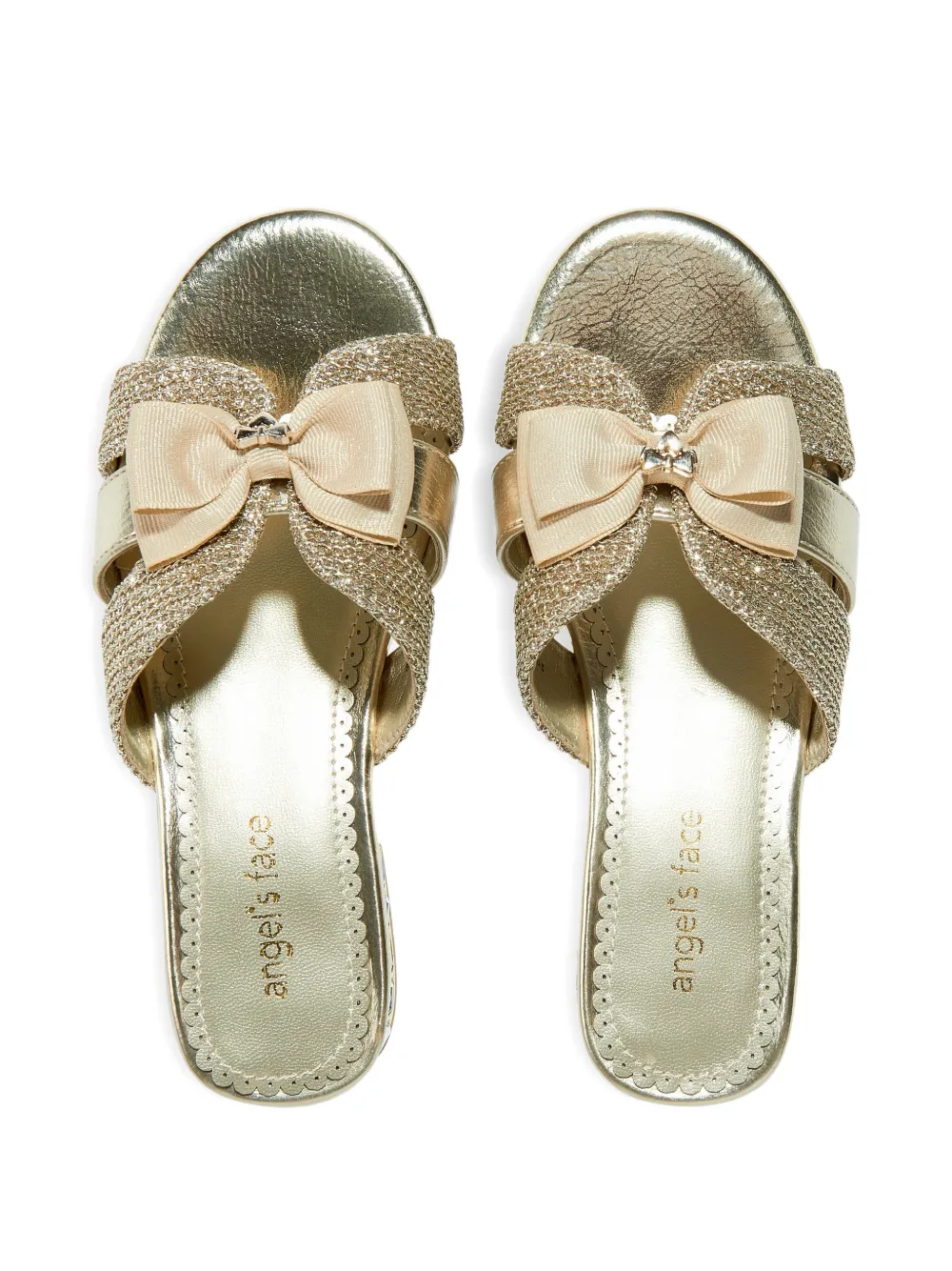 Angel's Face Angelica sandalen verfraaid met strik Goud