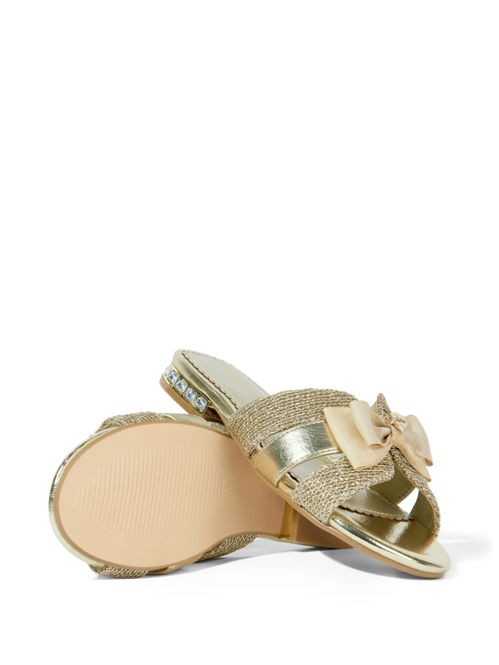 Angel's Face Angelica sandalen verfraaid met strik Goud