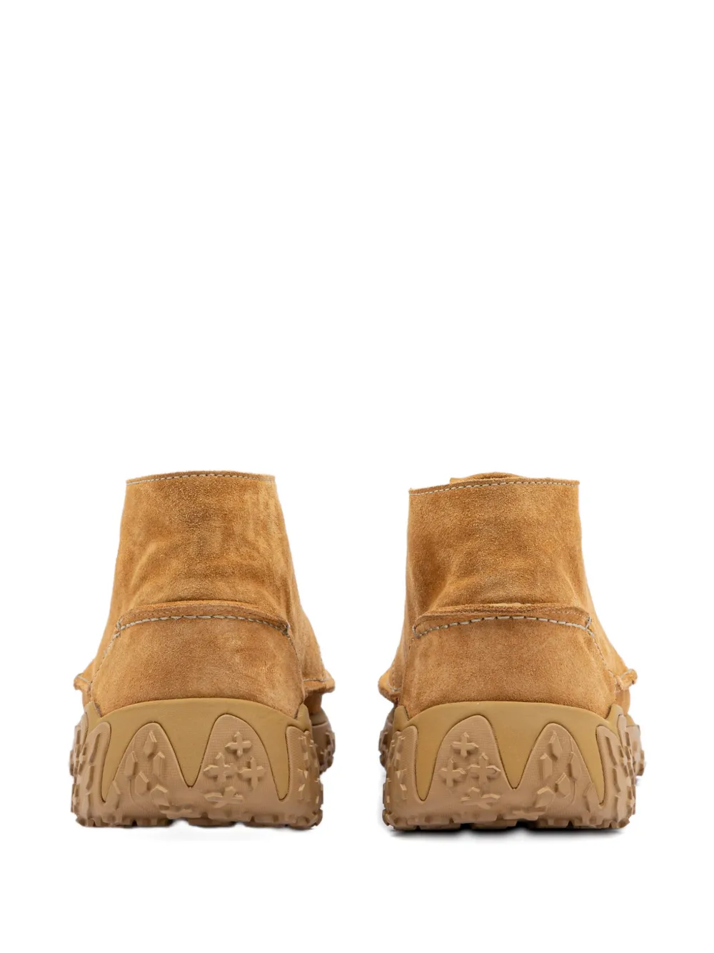 Buttero Leren veterlaarzen Beige