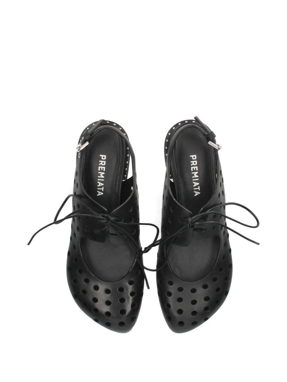 Premiata cut-out slingback pumps Zwart