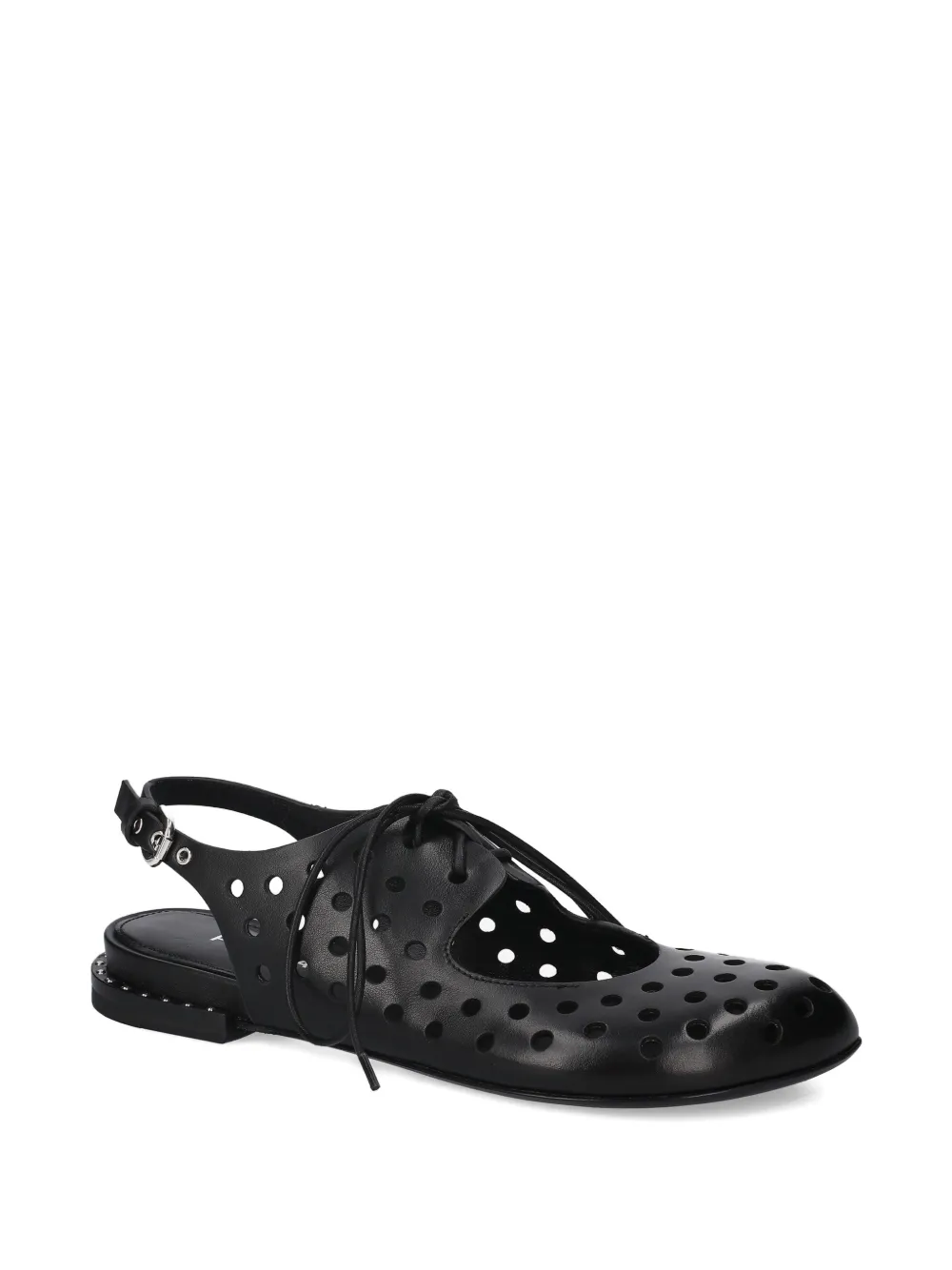 Premiata cut-out slingback pumps Zwart