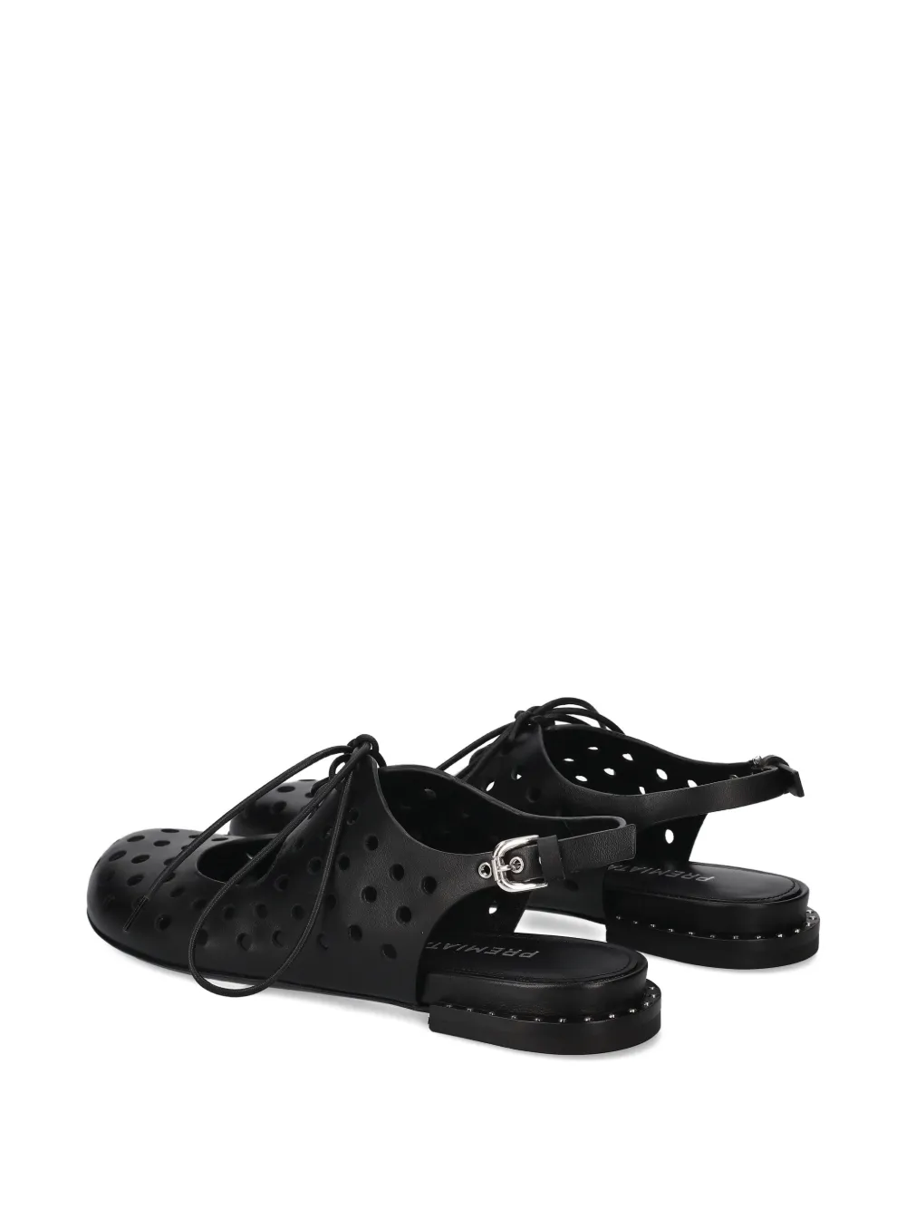 Premiata cut-out slingback pumps Zwart