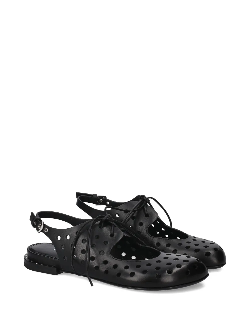 Premiata cut-out slingback pumps Zwart