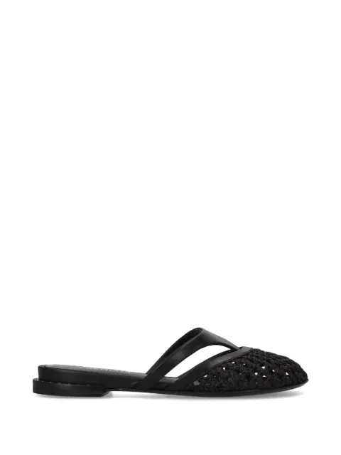 Premiata woven studded flat mules