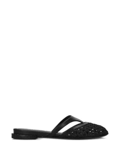 Premiata woven studded flat mules