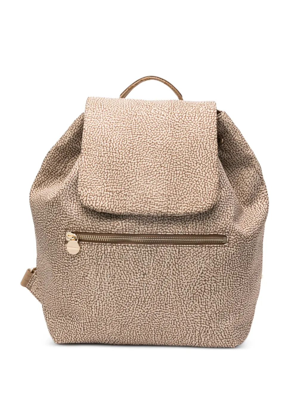 Borbonese medium Eco backpack - Toni neutri