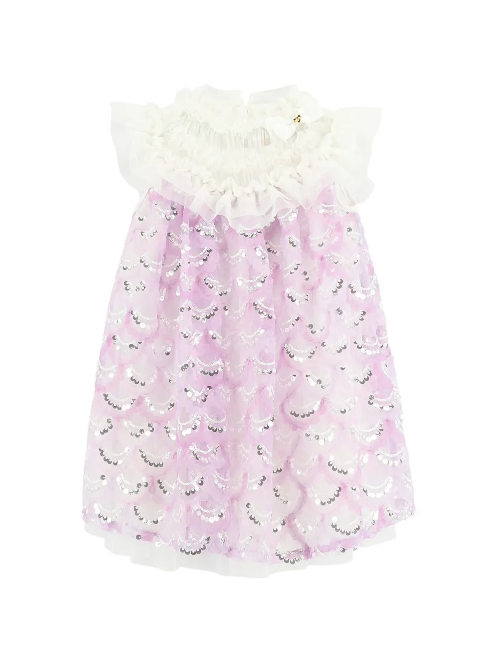 Angel's Face Dominique sequin ruffled dress - Viola