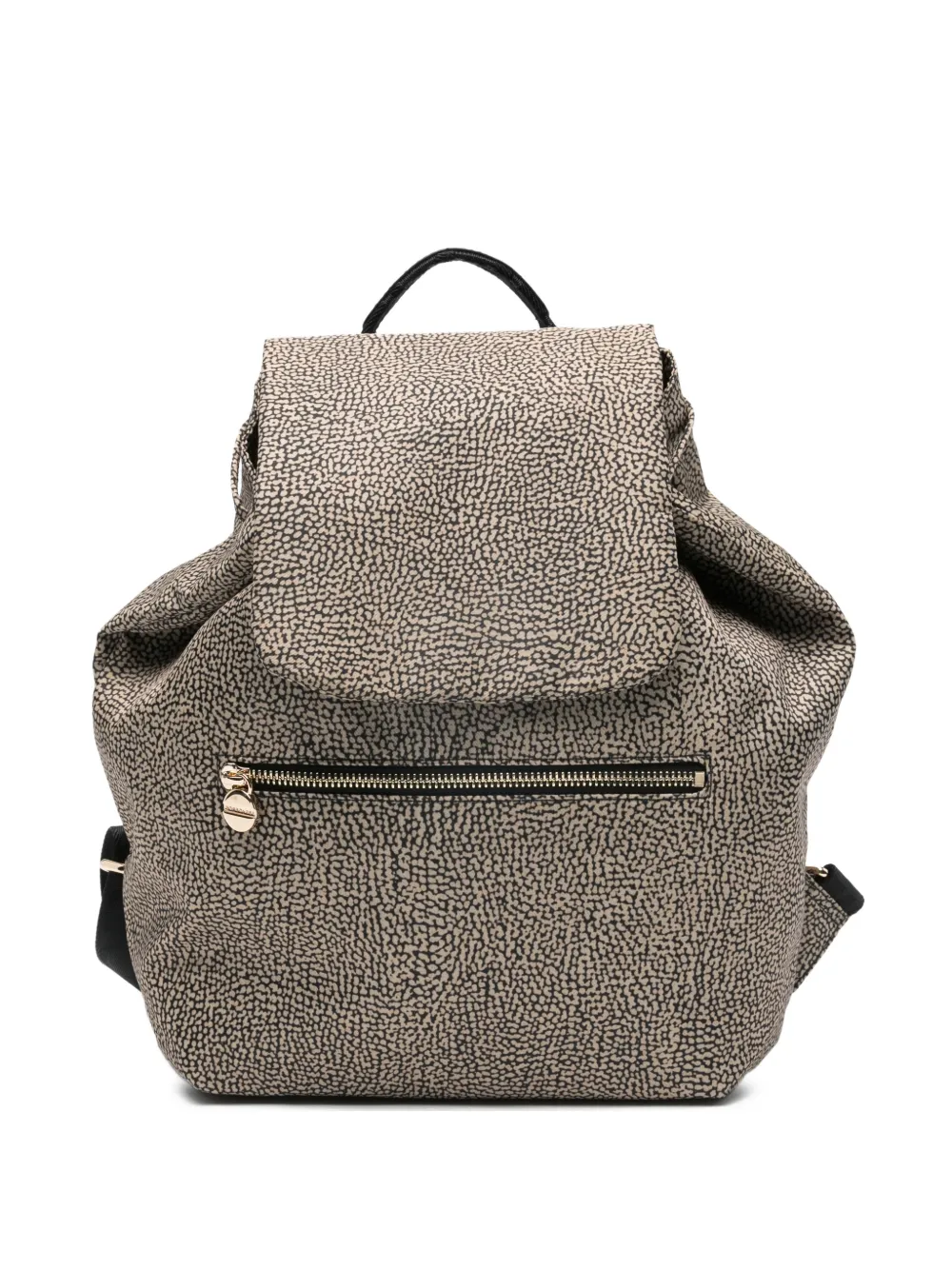 Borbonese medium Eco backpack - Toni neutri
