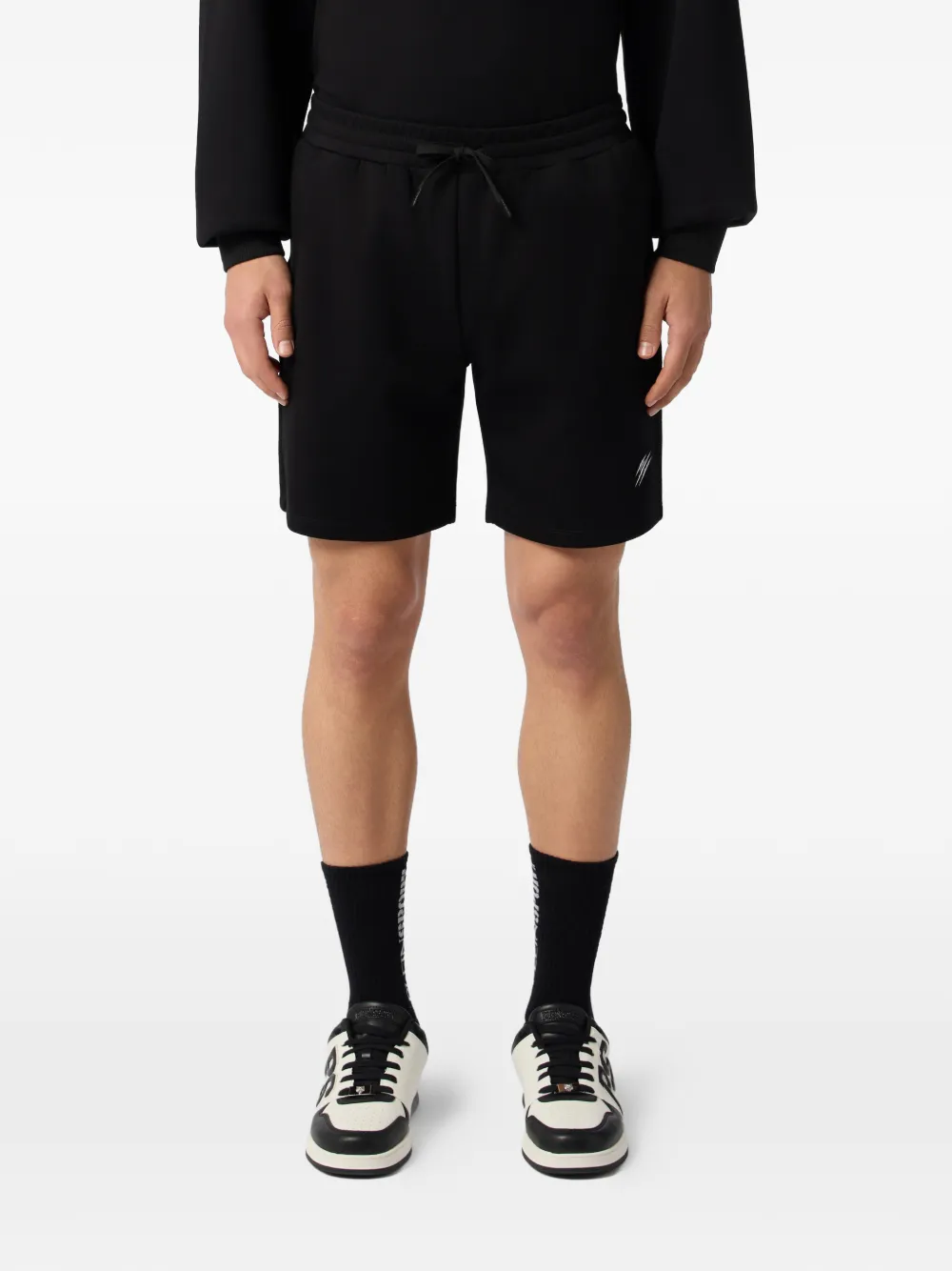 Plein Sport Elastische shorts Zwart