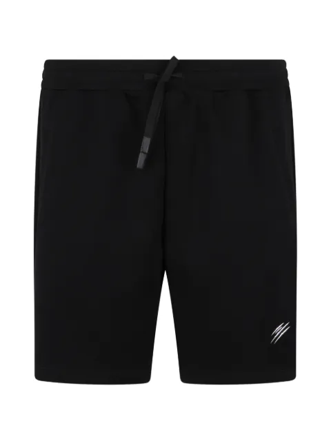 Plein Sport elasticated chrome scratch shorts
