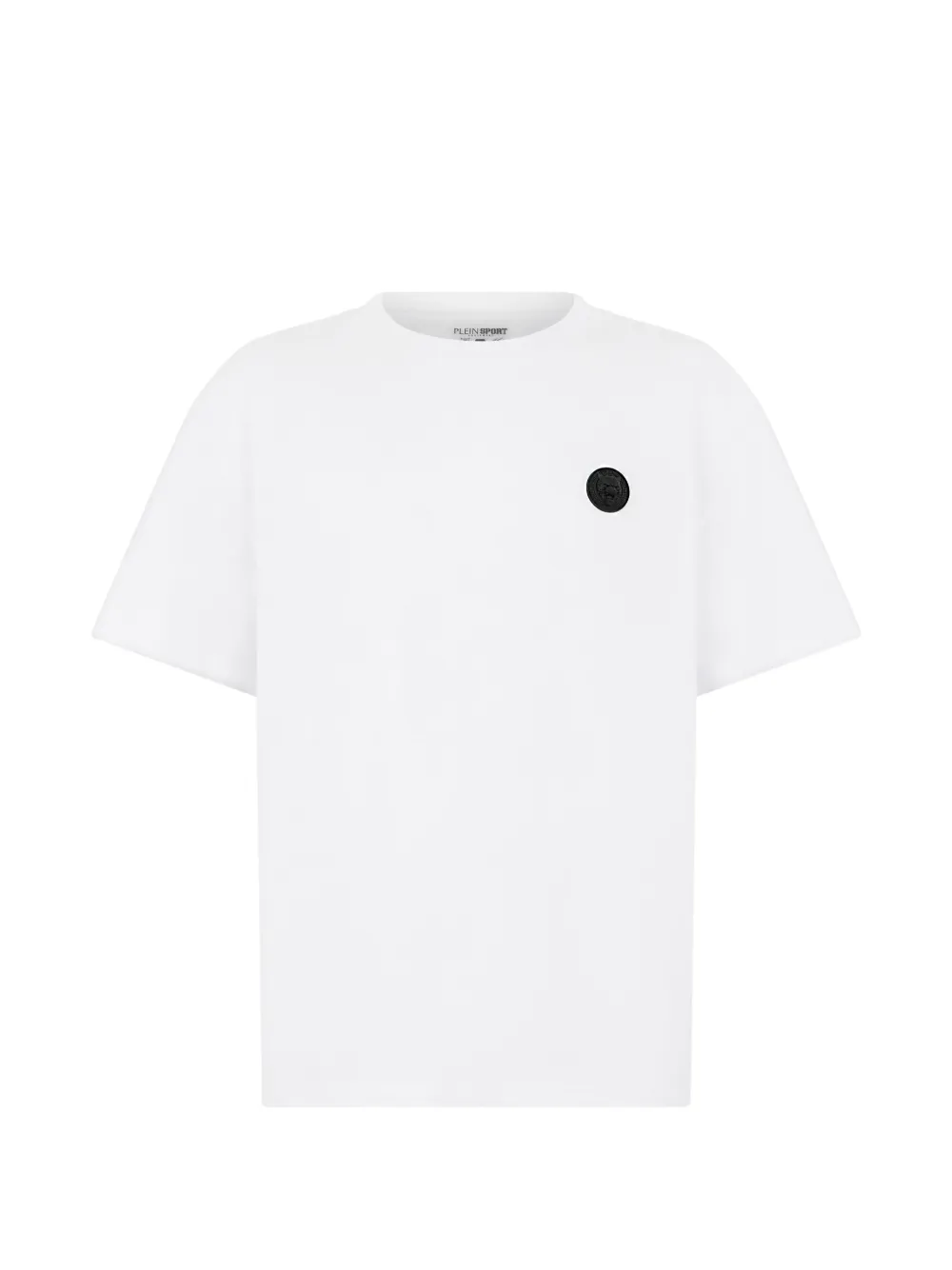 Plein Sport tiger-appliqué T-shirt - Bianco