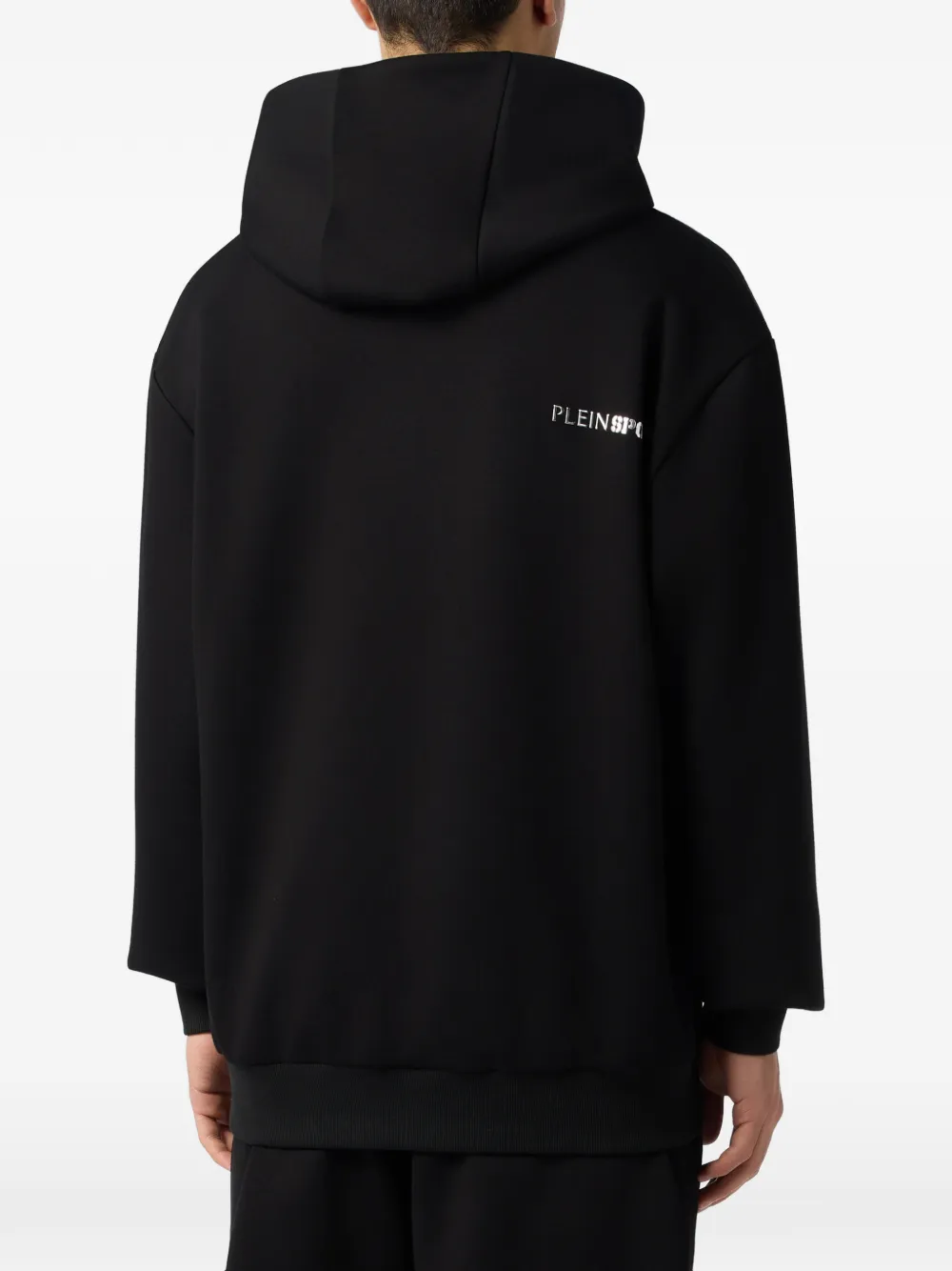 Plein Sport Chrome Scratch hoodie Zwart