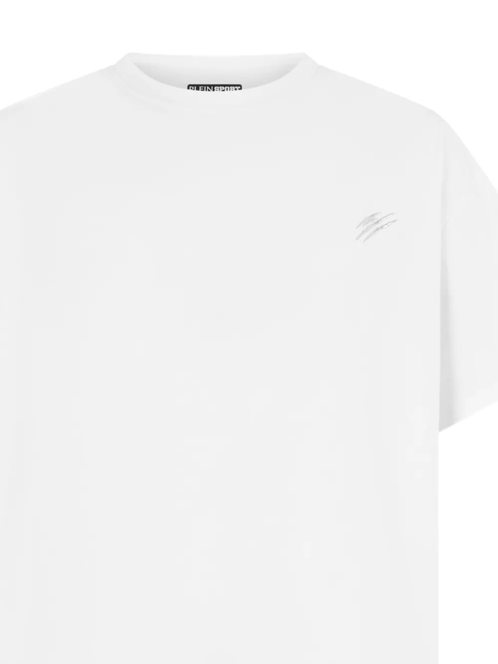 Plein Sport Chrome Scratch T-shirt Wit