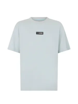 Helmut Lang graphic-print Cotton t-shirt | Blue | FARFETCH