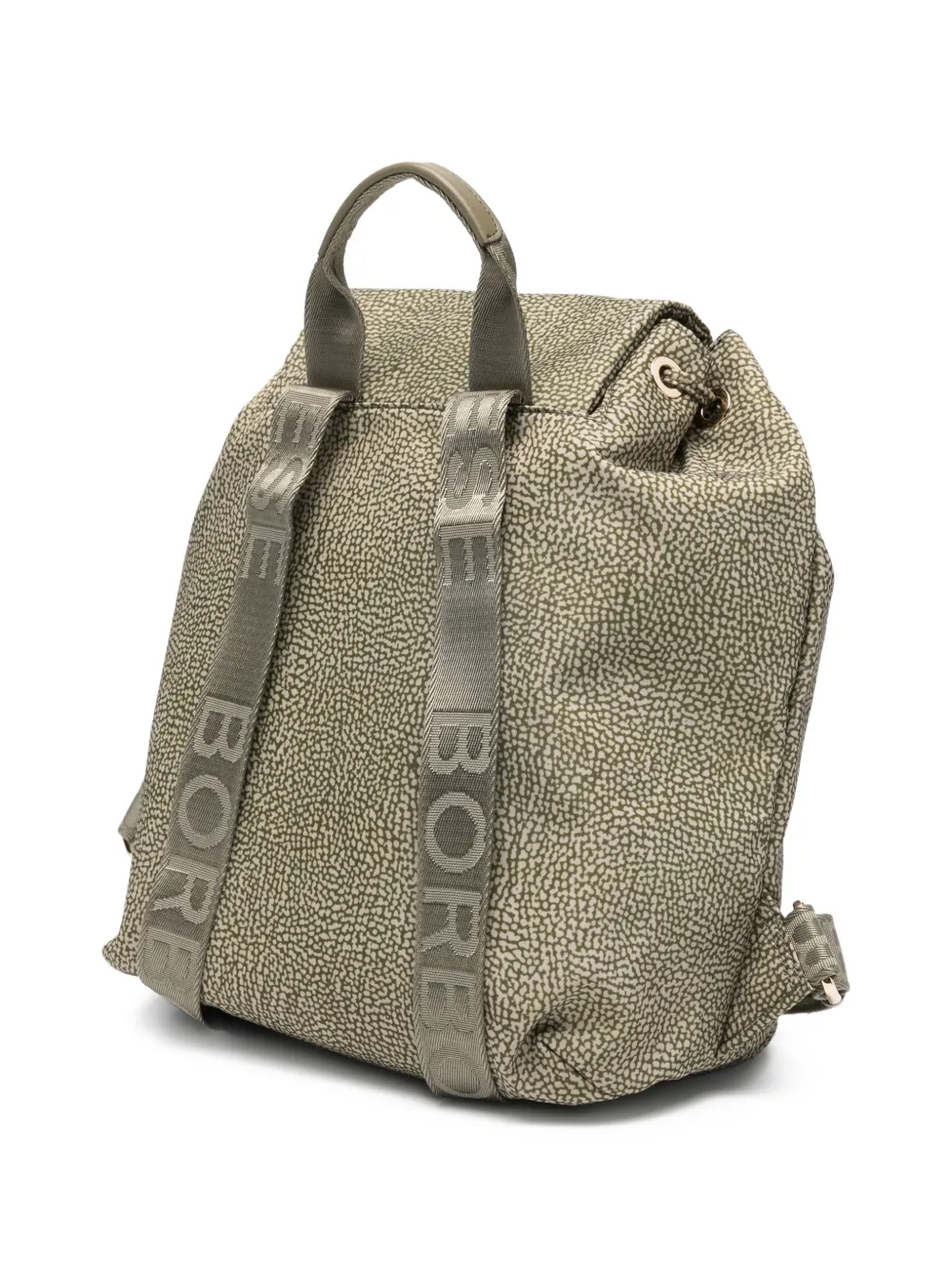  Borbonese Medium Eco Backpack - Green 