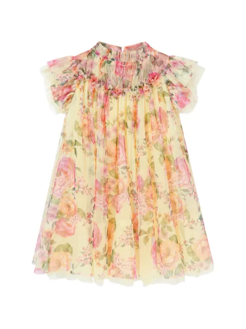 Angel's Face Hettie ruffled floral-print dress