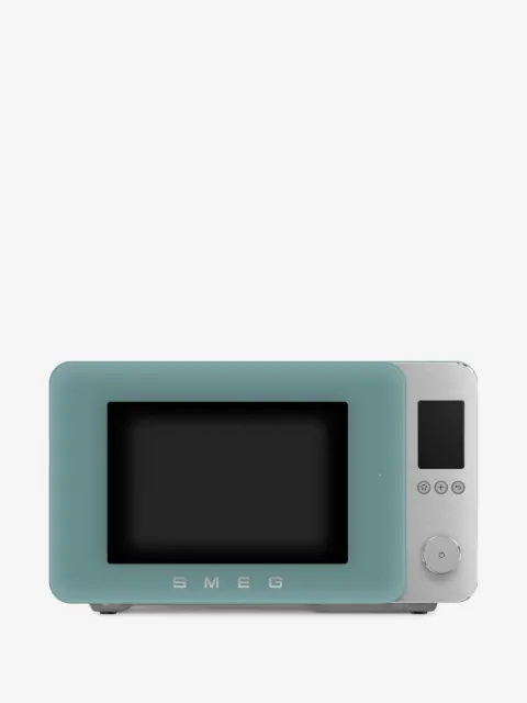 Smeg logo-print microwave