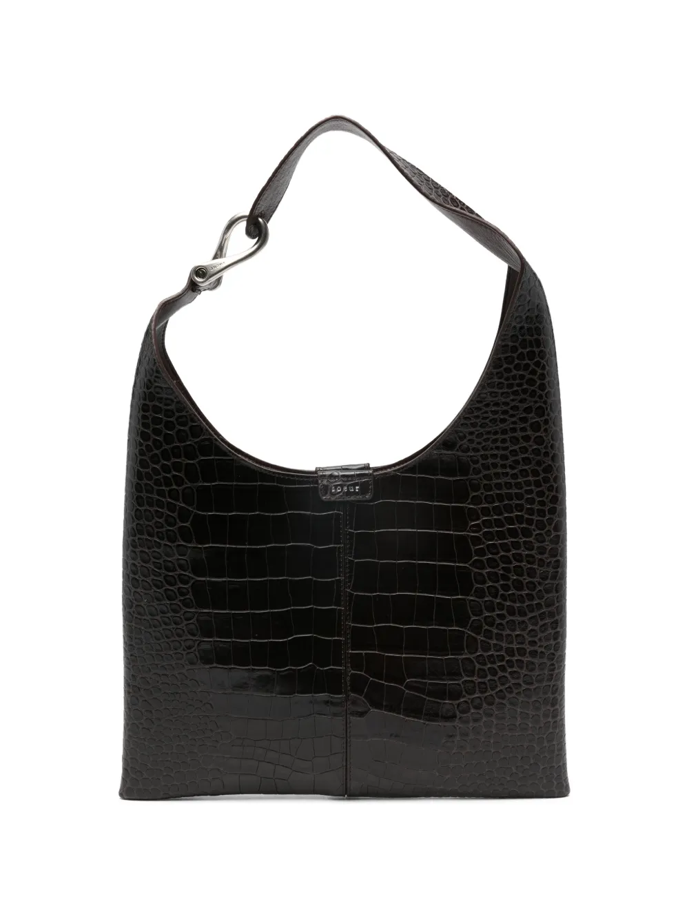 Soeur mini Cosima crocodile-effect tote bag - Marrone