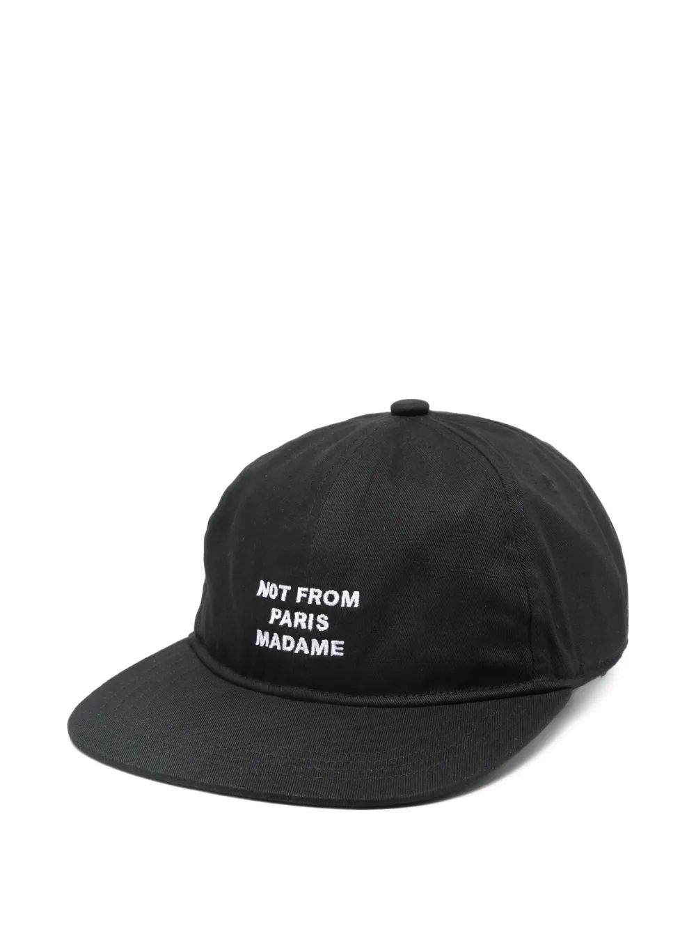 Drôle De Monsieur La Casquette Slogan baseball cap - Nero