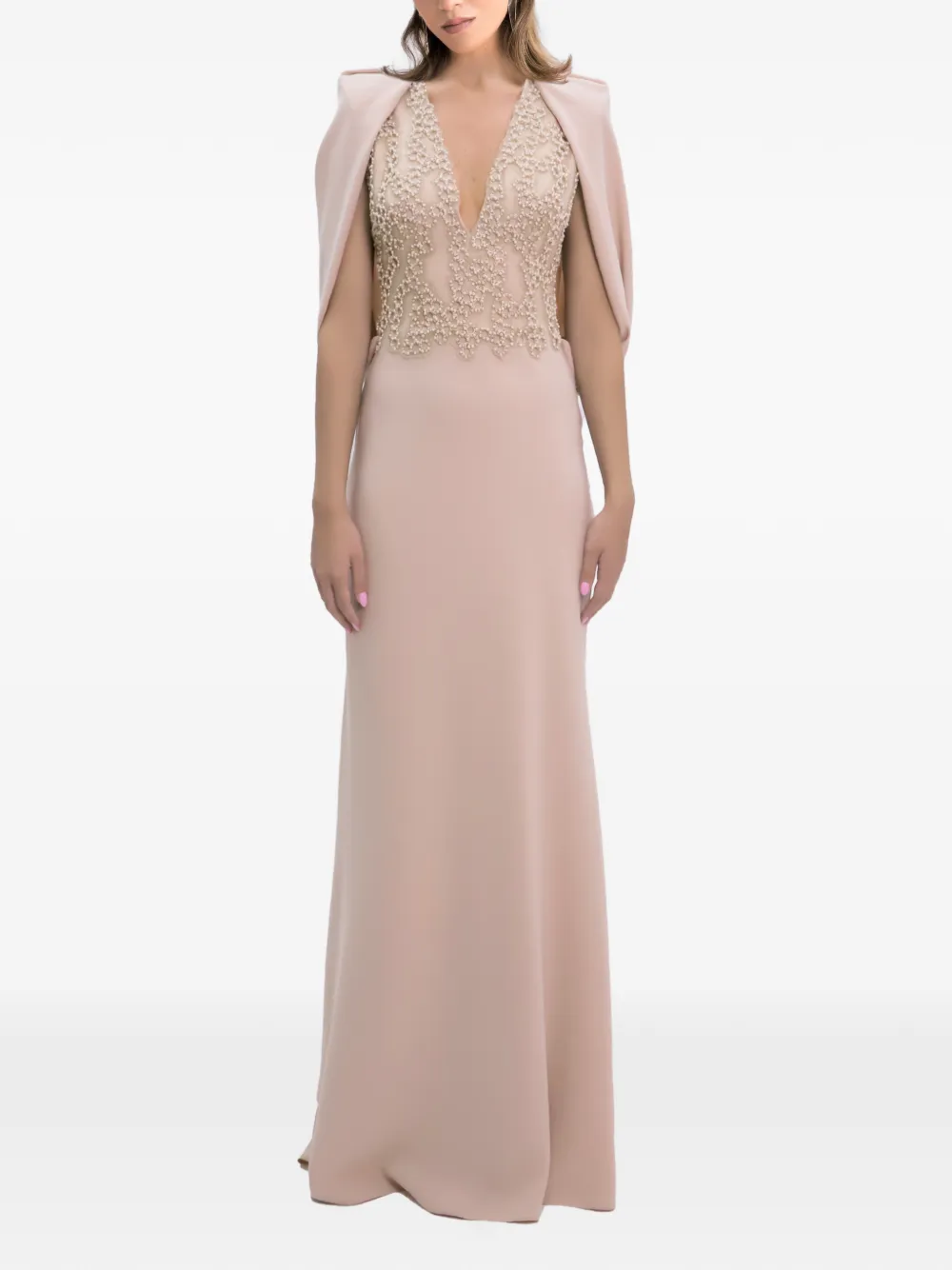 Gemy Maalouf Abito lungo - Toni neutri