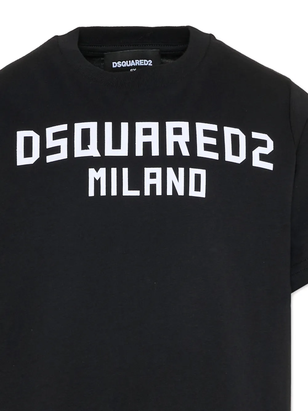 DSQUARED2 KIDS Katoenen T-shirt Zwart