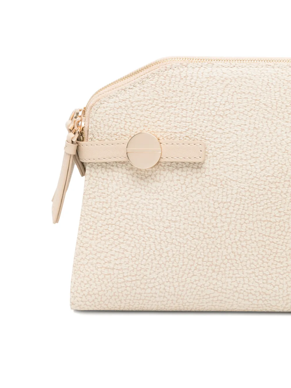 Borbonese Crossbodytas met goudkleurige hardware Beige