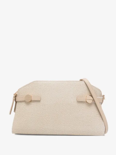 Borbonese bolsa crossbody con apliques dorados