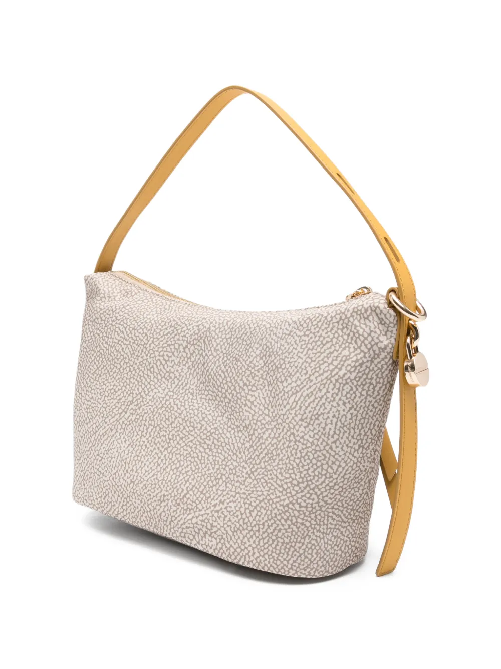  Borbonese Patterned Zipped Tote Bag - Neutrals 