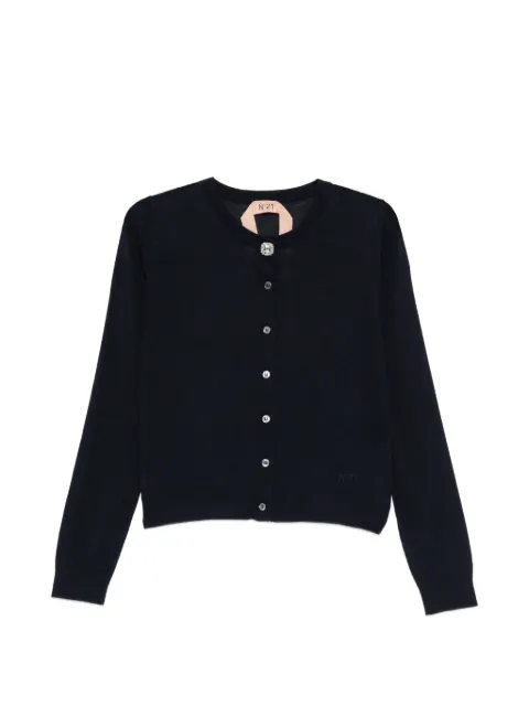 Nº21 cardigan à ornements en cristal