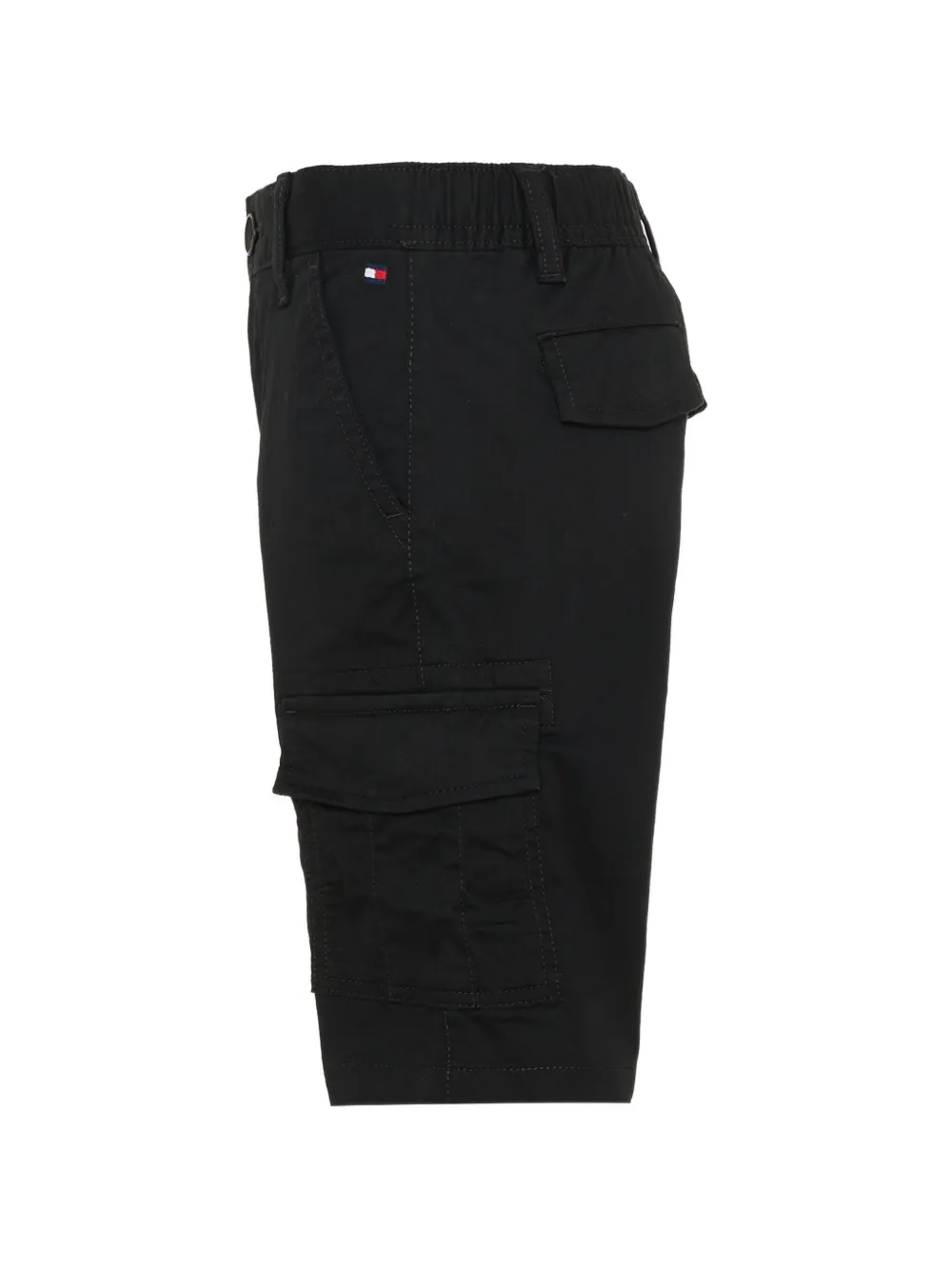 Tommy Hilfiger Junior Buttoned Cargo Shorts - Black 
