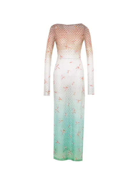 Missoni long-sleeved cover-up dress