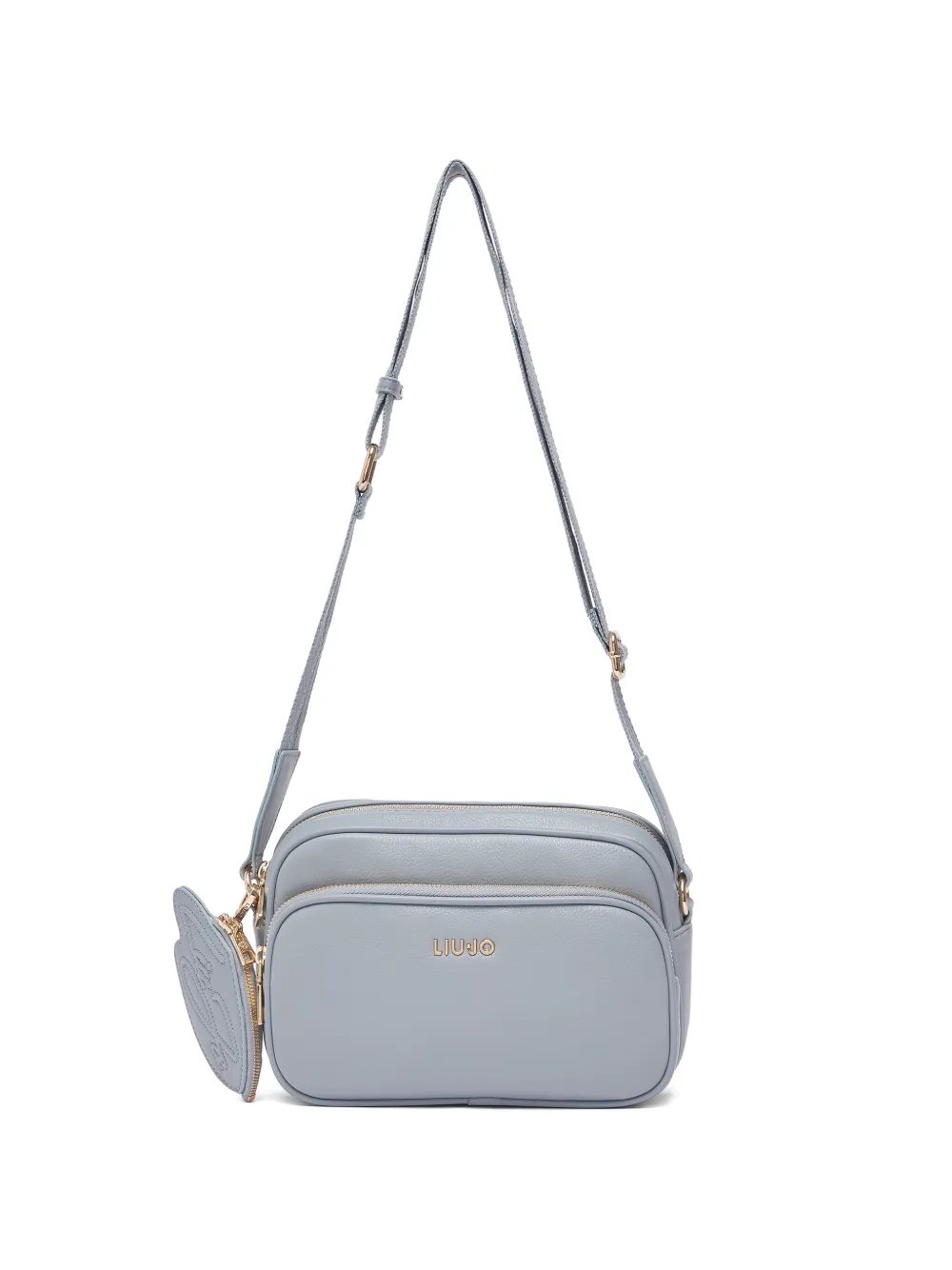 LIU JO logo-lettering coin-purse cross body bag - Blu