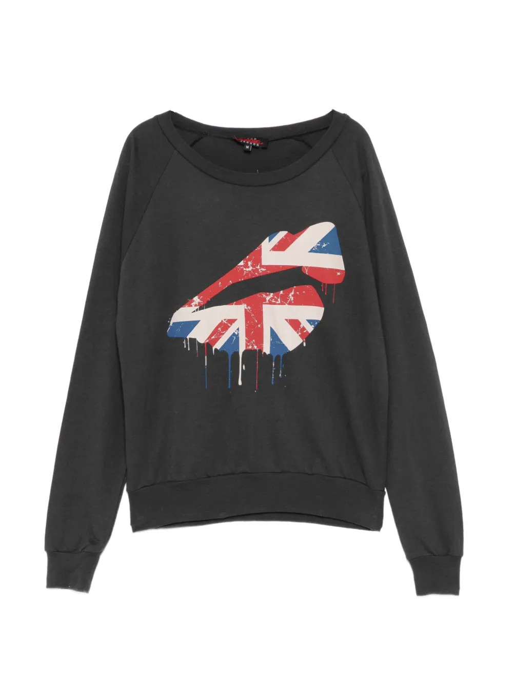 Jade Jagger logo-print T-shirt - Grigio