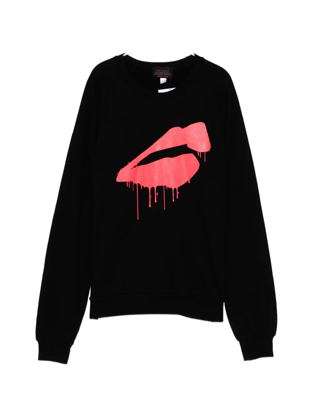 Jade Jagger logo-print sweatshirt - Nero