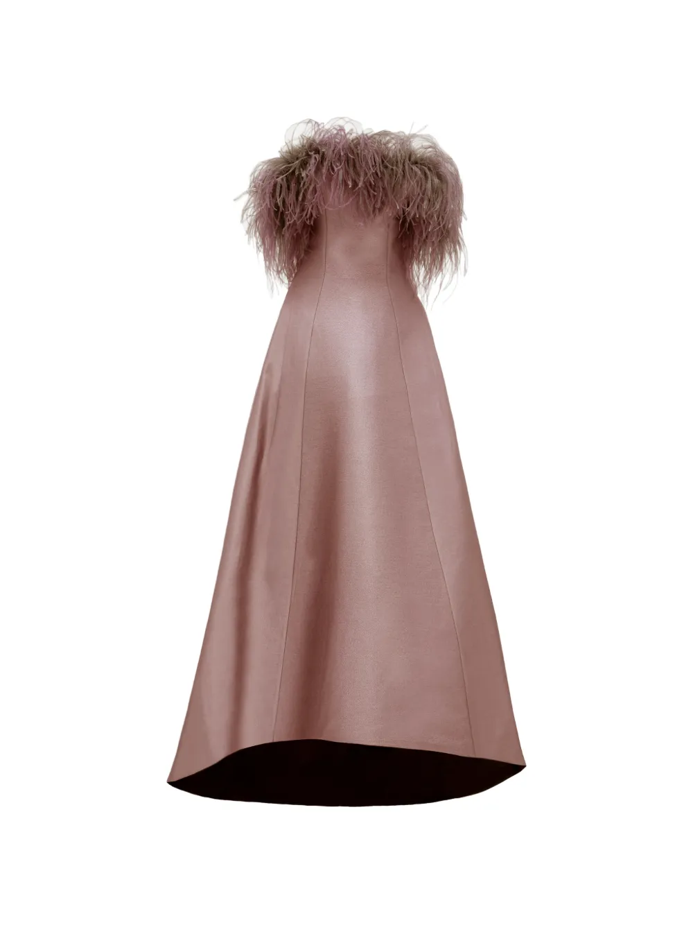 Gemy Maalouf Abito lungo con spalle scoperte - Rosa