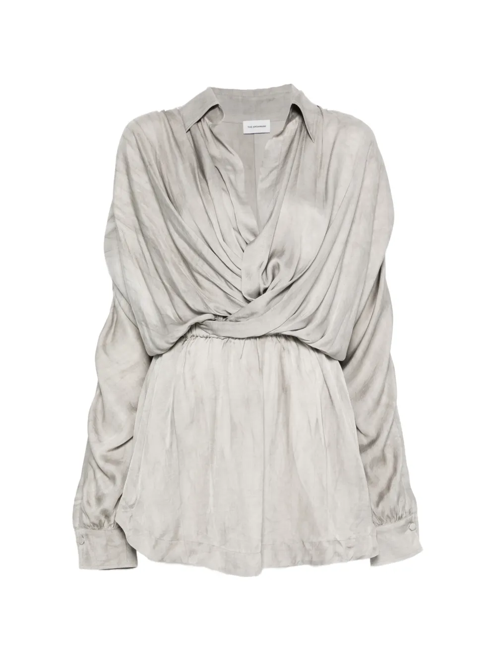 THE ANDAMANE gathered dress - Grigio