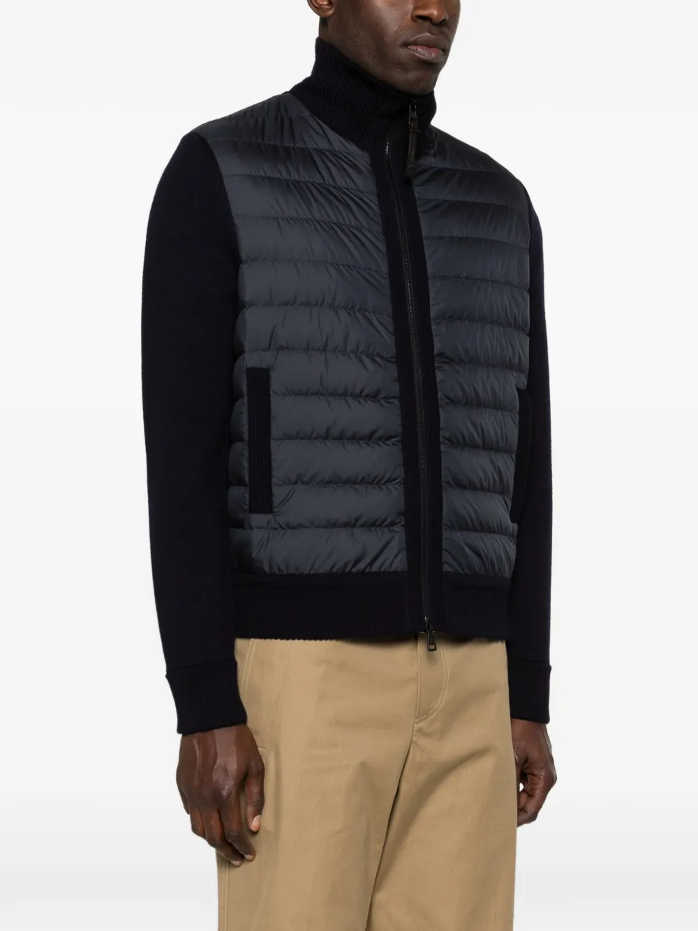 Moncler Jack met rits Blauw