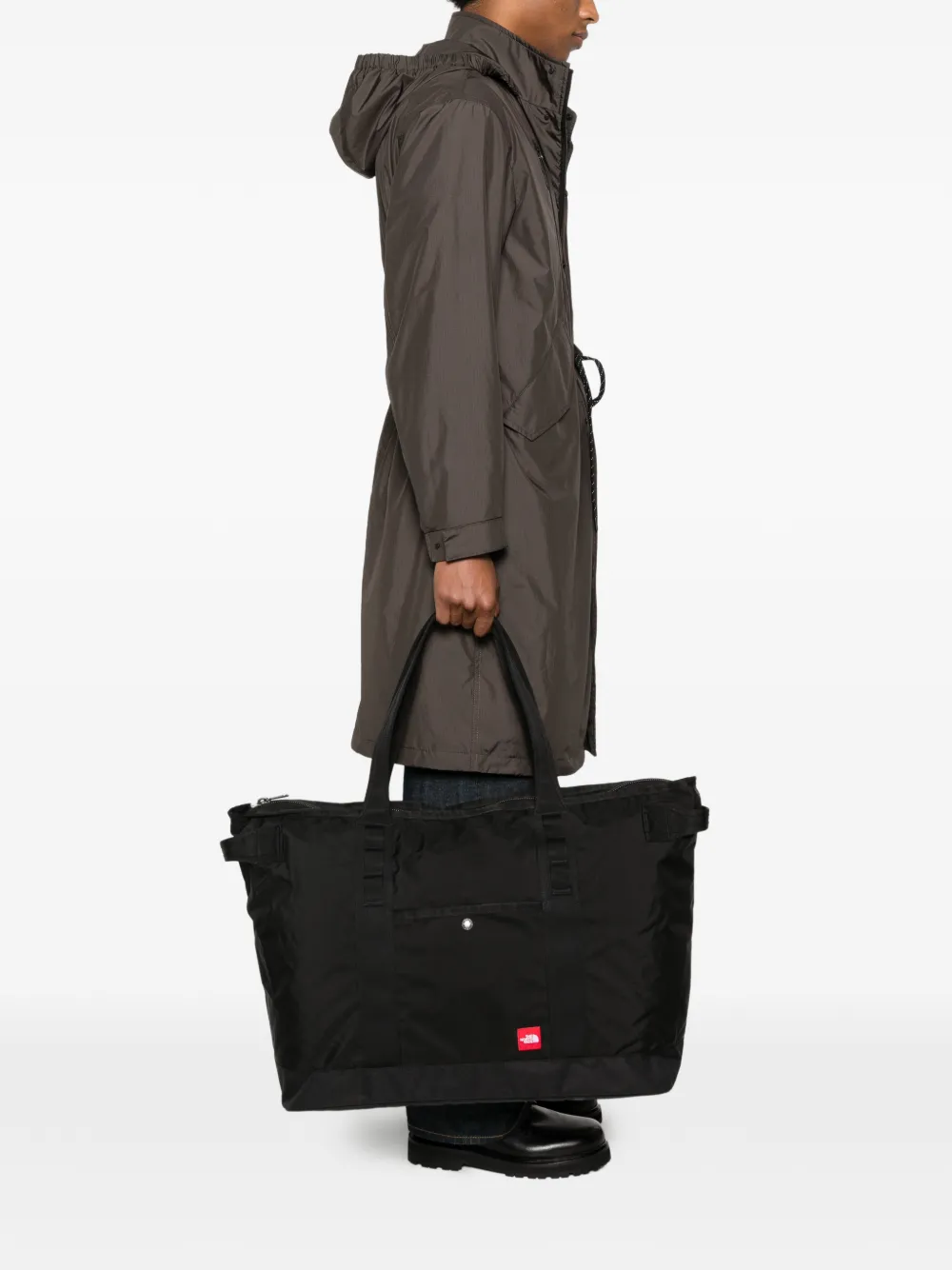 The North Face Grote RB shopper met logopatch Zwart
