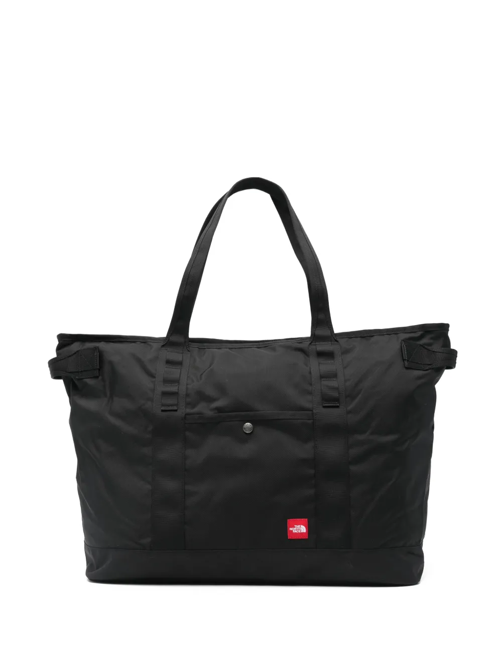 The North Face large RB logo-patch tote bag - Nero