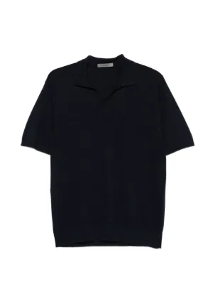 Brunello Cucinelli Embroidered crew-neck T-shirt | Blue | FARFETCH