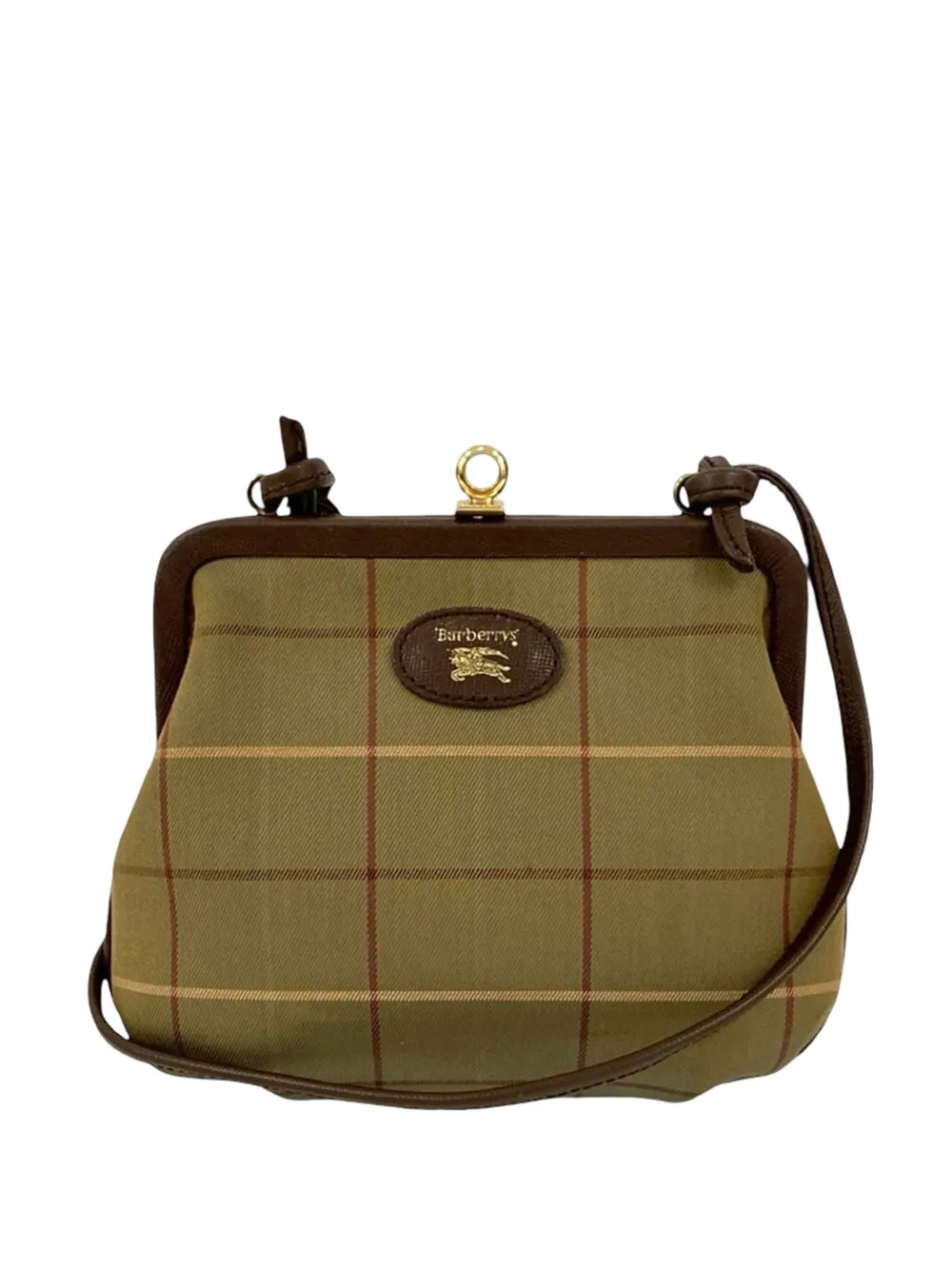 Burberry Pre-Owned 20th Century Vintage Check Canvas crossbody bag - Marrone