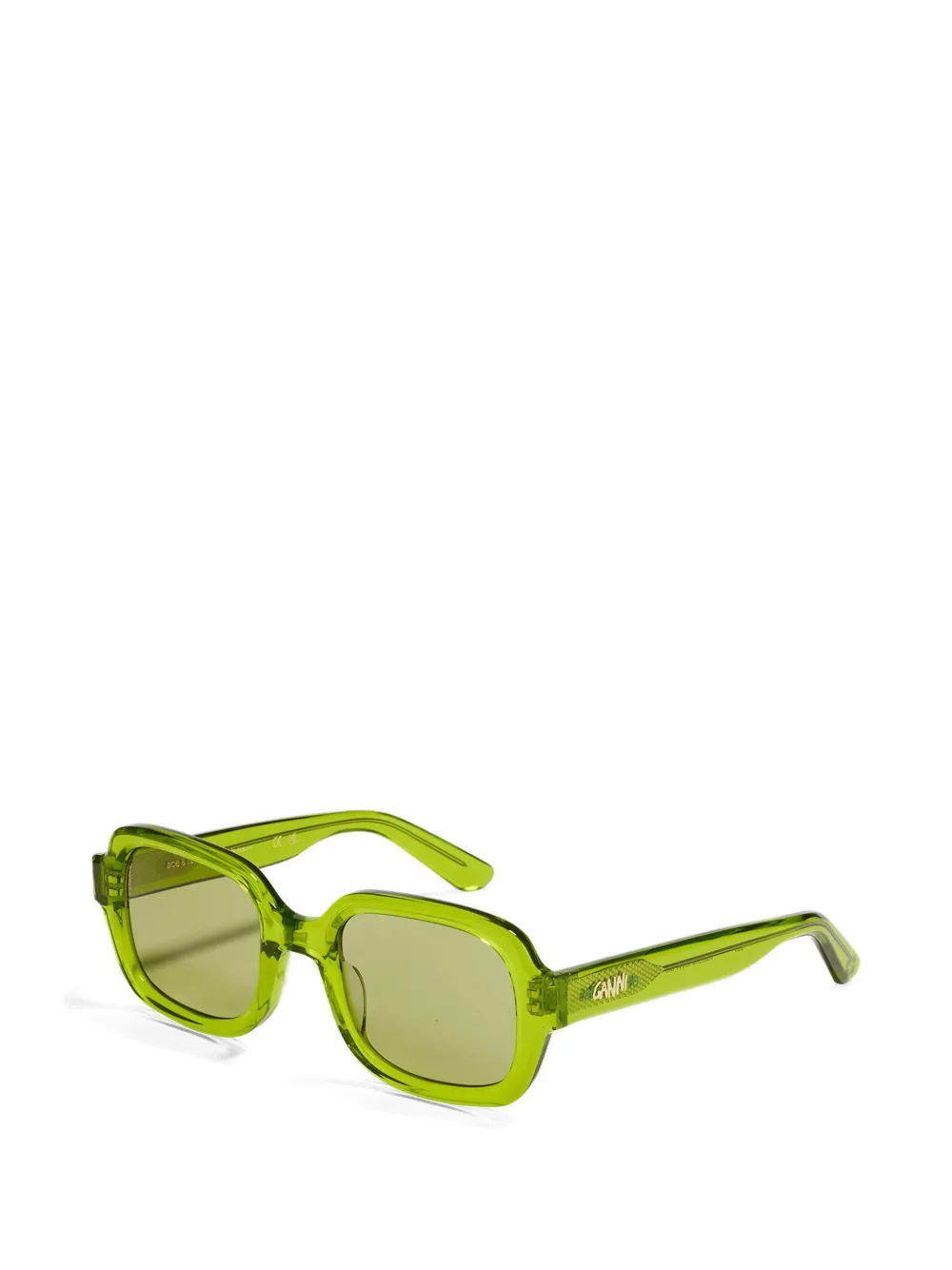  Ganni X Ace & Tate Twiggy Sunglasses - Green 