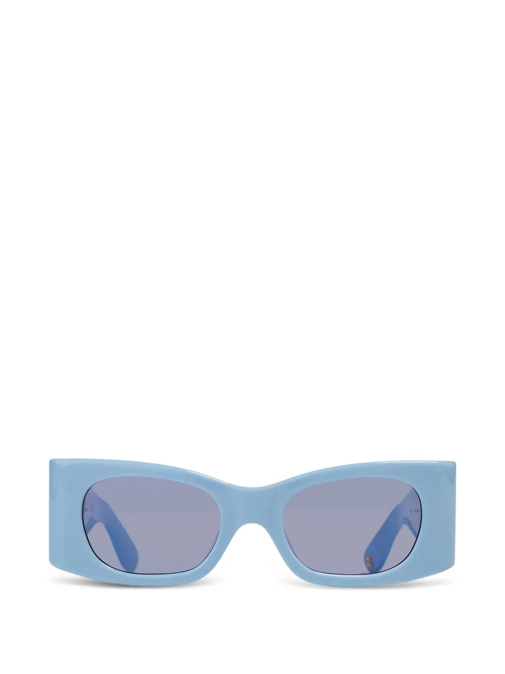 GANNI x Ace & Tate Kayla rectangle sunglasses - Blu