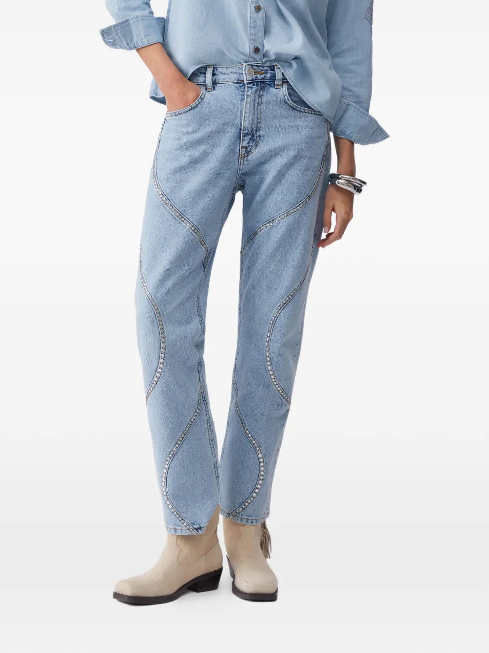  Liu Jo Straight-leg Jeans - Blue 