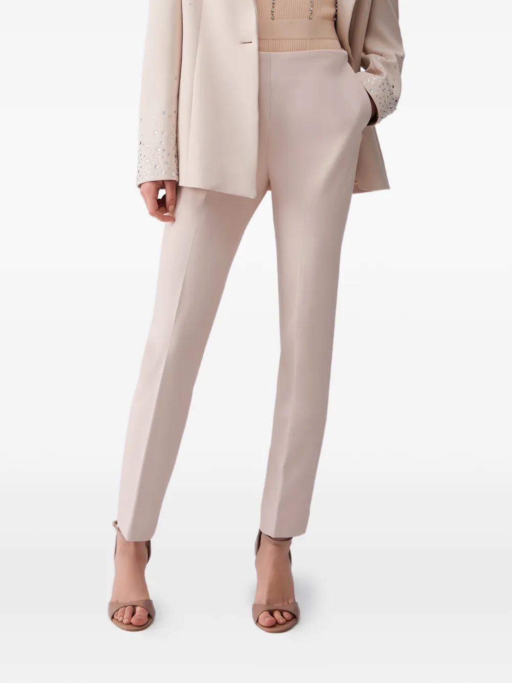 Liu Jo High-rise Skinny Trousers - Neutrals 