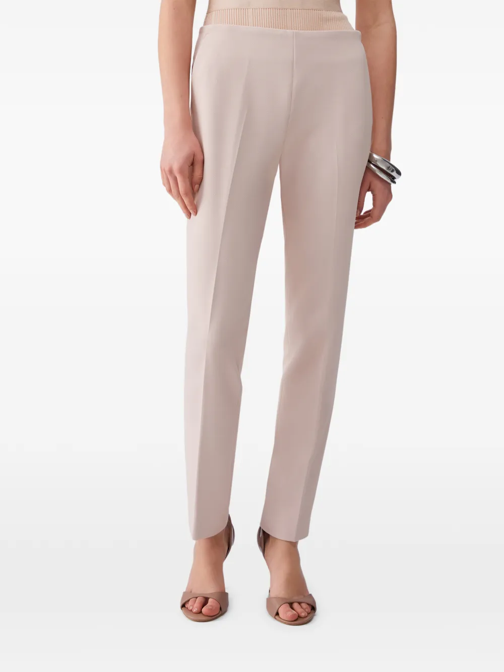 LIU JO high-rise skinny trousers - Toni neutri