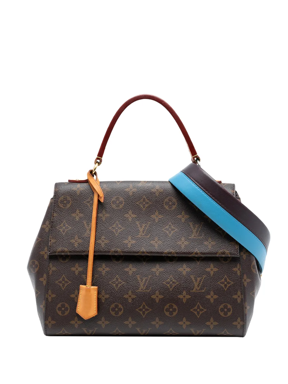 Louis Vuitton Pre-Owned Borsa a tracolla Cluny MM 2017 - Marrone