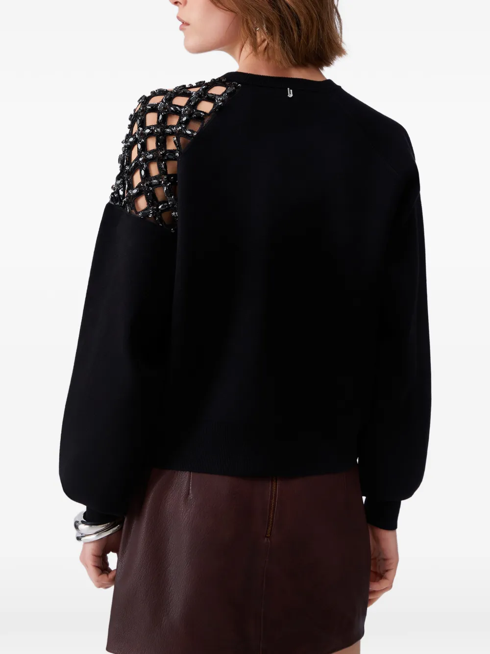  Liu Jo Crew-neck Sweater - Black 