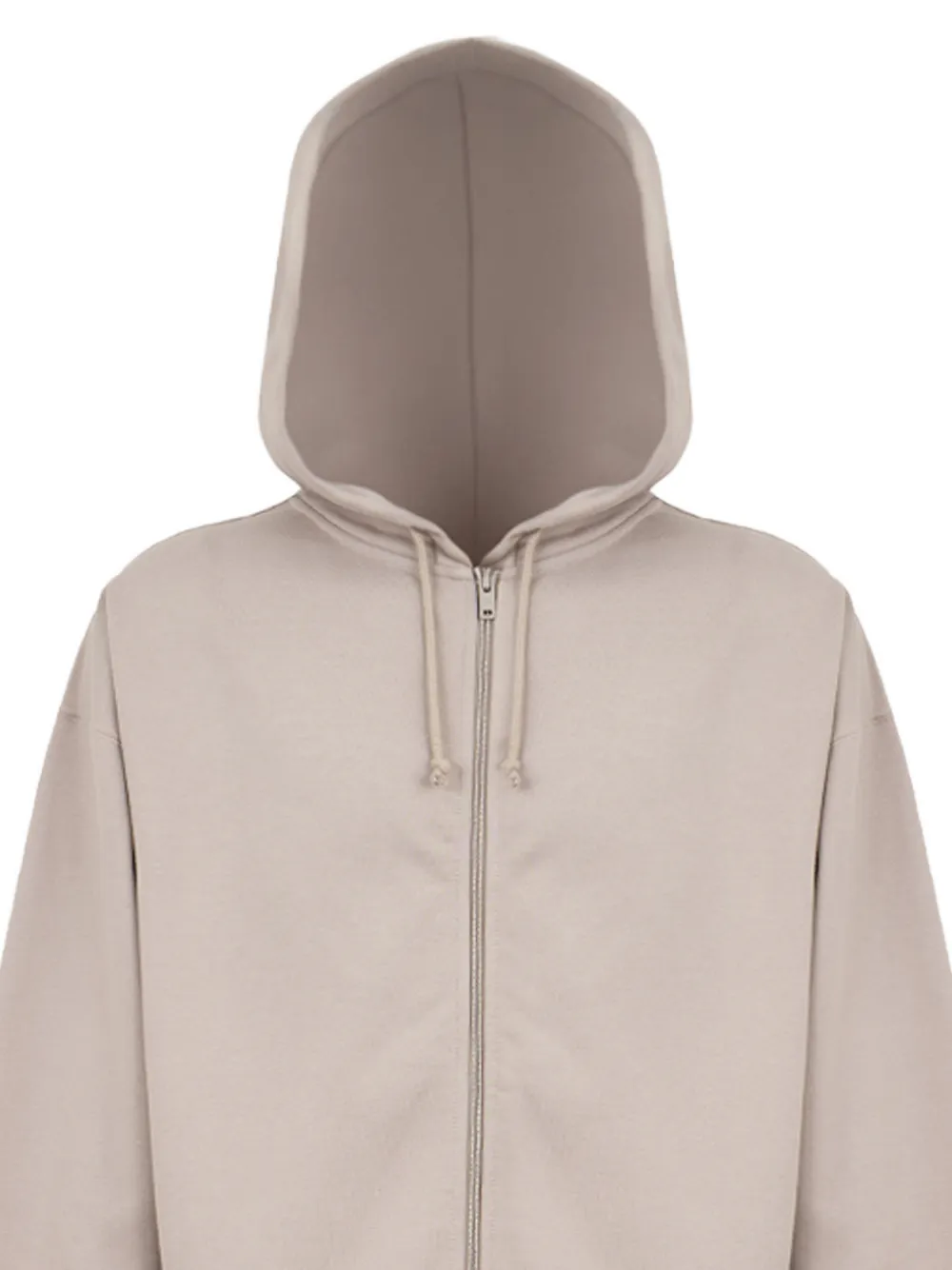 Y-3 Hoodie met rits Beige