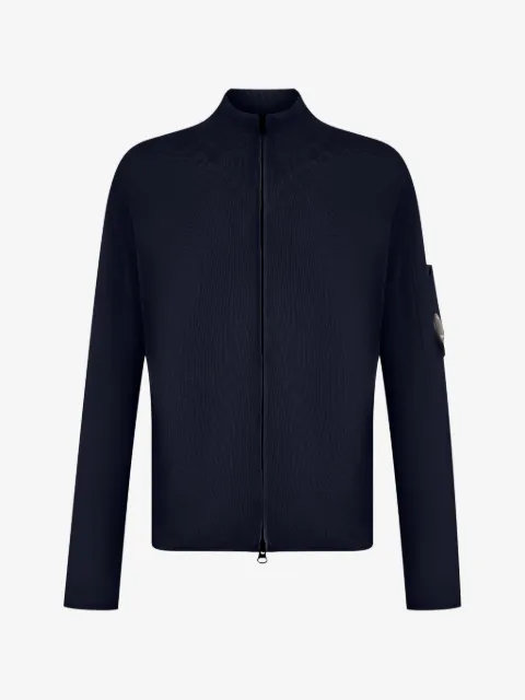 C.P. Company cotton Sea Island zipped Lens cardigan